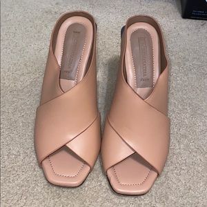 Nude Chunky Heel